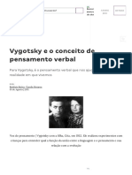 Vygotsky e o Conceito de Pensamento Verbal PDF