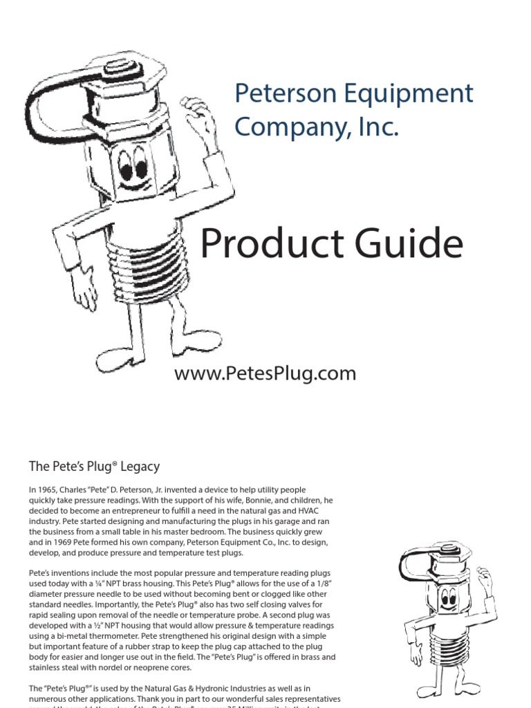Pete - S Plugs Product Guide PDF | PDF | Acetic Acid | Sodium Hydroxide