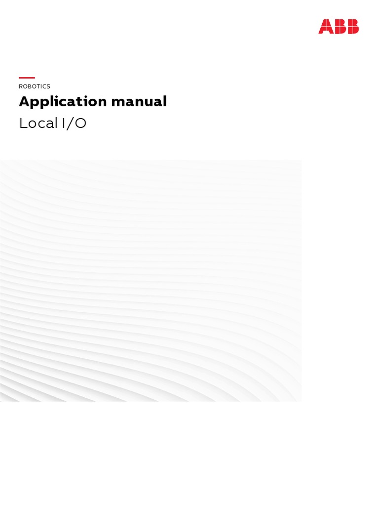ABB DSQC1030 IO Local Devices PDF Computer Network