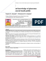 Awareness and Knowledge of Glaucoma Among The General Saudi Public