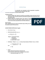 STATISTIKA (Mean Modus Median Untuk Data Tunggal) PDF