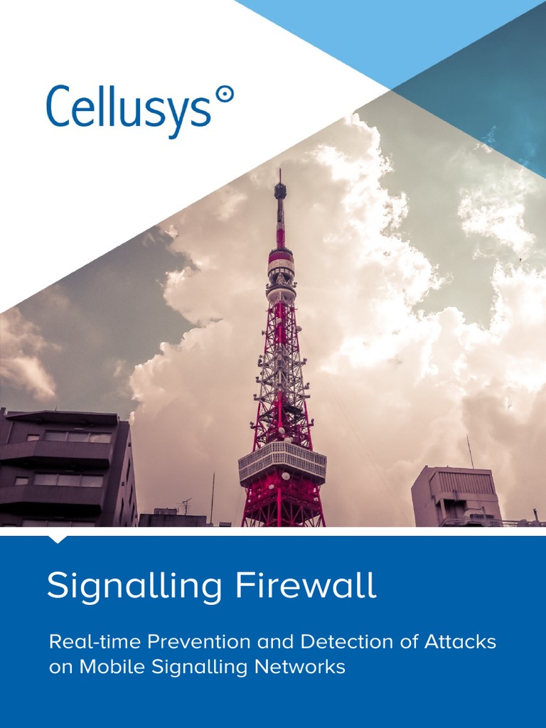 Cellusys Signalling Firewall Overview | PDF | Session Initiation ...