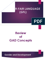 Gender-Fair Language (GFL) : Presented: Purelyn A. Umpay Gad Coordinator