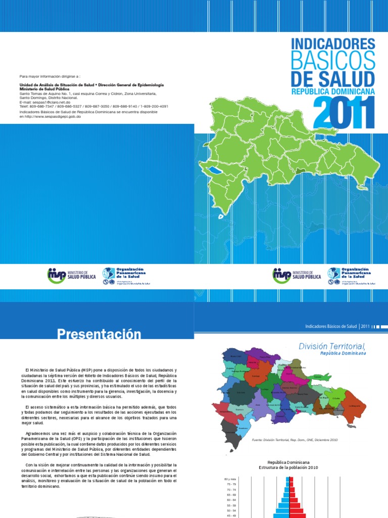 Indicadores de Salud en República Dominicana 2011 | PDF | Tasa de ...