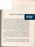 Carlos Vaz Ferreira Personalidad Tomado de Pensadores Uruguayos de Carlos Pacheco