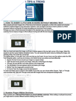 Microsoft Word Tips & Tricks