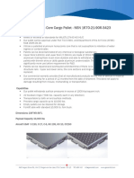 SK-338 Honeycomb Core Cargo Pallet Information Sheet PDF