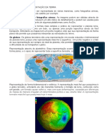 FORMAS DE REPRESENTAÇÃO DA TERRA