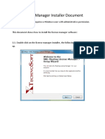 License Manager Installer Doc 7 PDF