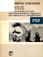 Cacciari, Massimo - Krisis. Ensayo sobre la crisis del pensamiento negativo de Nietzsche a Wittgenstein.pdf