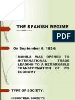THE SPANISH REGIME