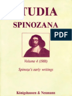 (Studia Spinozana volume 4) F. Mignini, P.-F. Moreau, G. van Suchtelen (eds.)-Studia Spinozana, vol. 4_ Spinoza's Early Writings-Koenigshausen & Neumann (1988).pdf