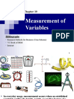 Measurement of Variables (2016)