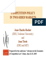 Competition Policy in Two-Sided Markets