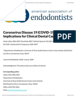 Coronavirus en Practica Dental II PDF