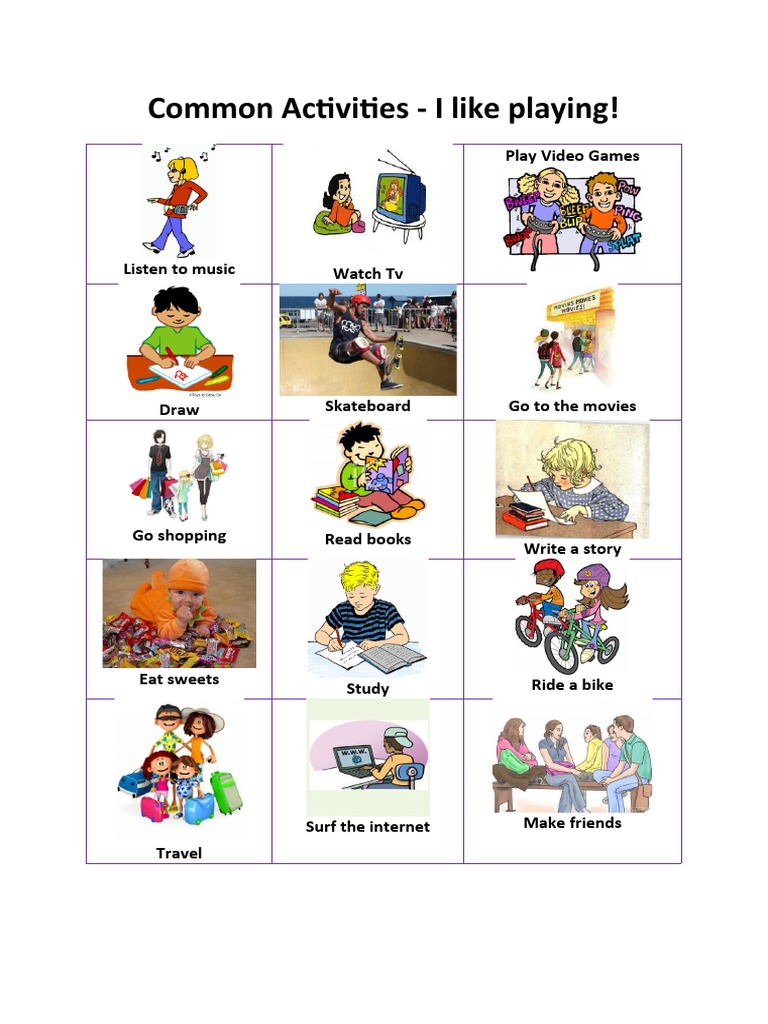 Fun Activities for Kids | PDF | Self-Improvement