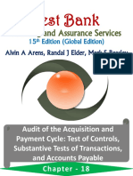 Chapter 18 Audit of The Acquisition and Payment Cycle