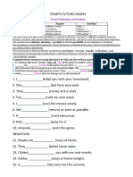 Complete These Sentences Using The Forms of Will and The Verbs in Parentheses