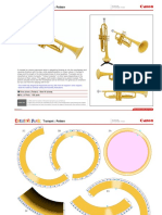 Trumpet: Pattern: Parts Sheet (Pattern) : Nine A4 Sheets No. of Parts: 109 Parts