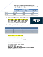 EMV and EOL Exercises