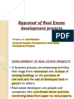 Appraisal of Real Estate Development Projects Lecture