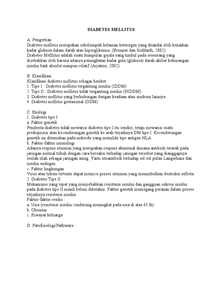 Diabetes Mellitus