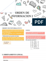 R.M. Orden de Informacion 6to