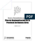 Plan Estratégico de La Provincia de Buenos Aires - Primer Borrador