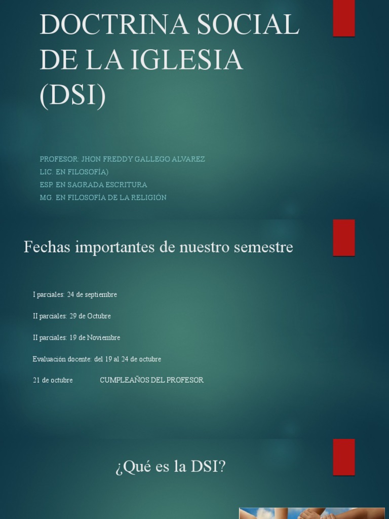 Doctrina Social de La Iglesia (DSI) | PDF | Ciencias sociales | Historia