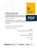 TESIS - AFRONTAMIENTO Y CRECIMIENTO POSTRAUMÁTICO EN PADRES QUE ASISTEN A UN GRUPO DE APOYO EN TRUJILLO - Thaniyay