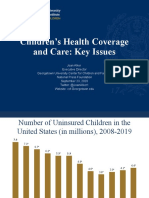 Children's Health Coverage and Care: Key Issues