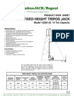 Columbusjack/Regent: Fixed Height Tripod Jack