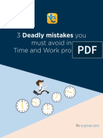 3 Mistakes Time and Work PDF