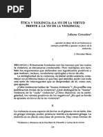 Etica y Violencia de Juliana