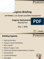 Cognos Briefing Final