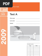 Science KS2 2009 Paper A