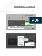 Actualización de Registro en Sofía Plus PDF
