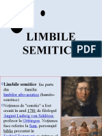 LIMBILE Semitice