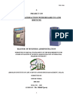Download customer satisfaction with regard to ATM services by dinesh_v_0076945 SN47721244 doc pdf