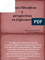 Visiones Filosoficas y Metaparadigmas Emergentes en Enfermeria