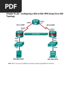 8 4 1 3 Lab Configure Site To Site VPN Using CLI Instructor