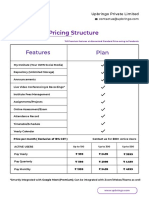 Upbringo Pricing Structure