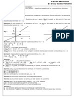 Cálculo diferencial de funciones continuas