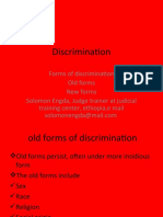 Solomon Engda Discrimination