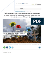 Os humanos que o vírus descobriu no Brasil | Opinião | EL PAÍS Brasil