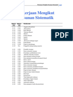 Pekerjaan Mengikut Sistematik