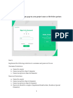 Fifth Assignment: Tyr To Design Your Login Page in Your Project Same As The Below Picture