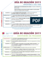 Guia Oración Febrero 2011