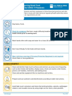 Best Practices For Re-Opening Retail Food Establishments During The COVID-19 Pandemic