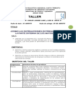 ONCE TALLER No. 5 CIENCIAS NATURALES FISICA Y QUIMICA